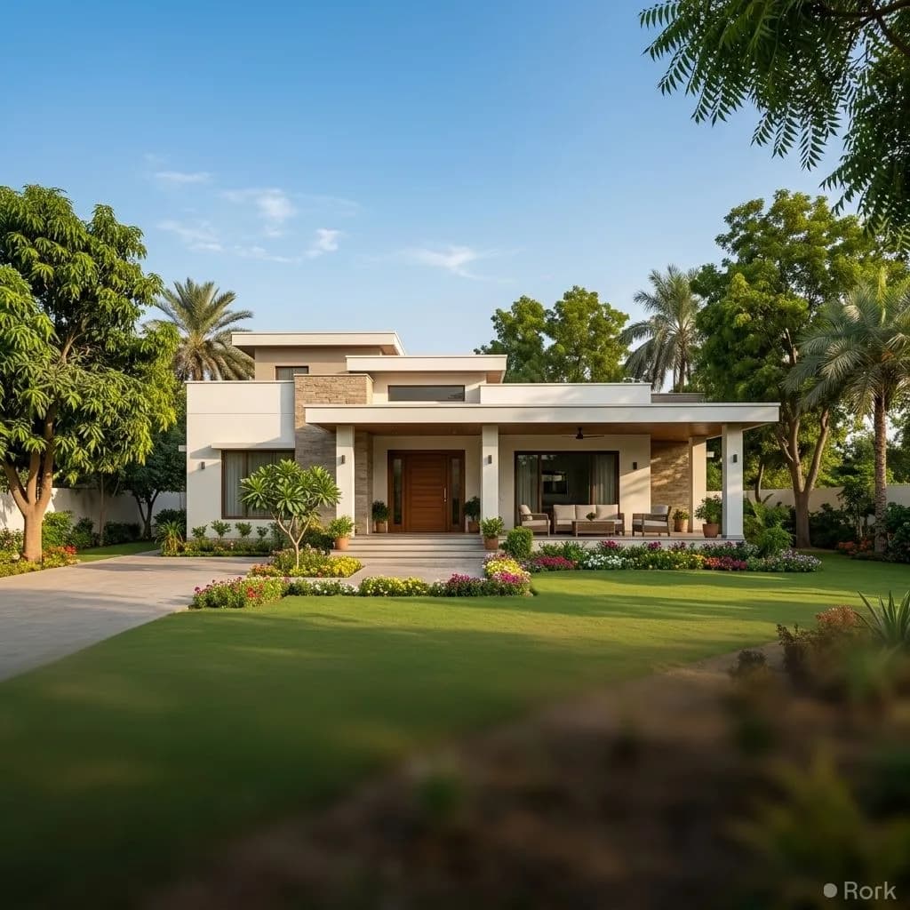 AI-generated illustration: Punjab Police Honors Fallen Constable with Rs. 13.5 Million House A symbol of gratitude for Constable Muhammad Rafiq's s