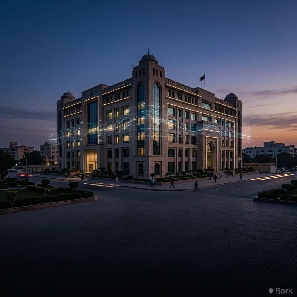AI-generated illustration: Pakistani Startups Raise PKR 1,044 Crore in 2025, Signaling Growth
