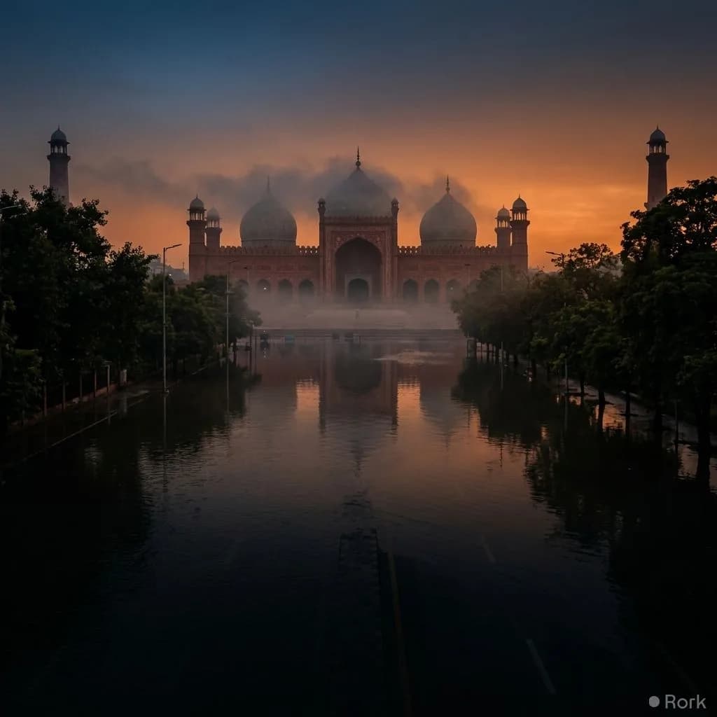 AI-generated illustration: Monsoon to Hit Pakistan Again from July 29 to August 5