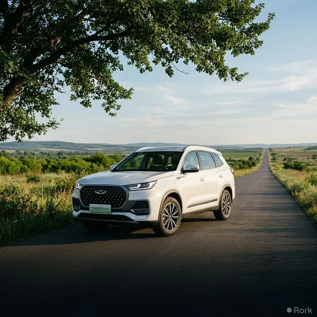 AI-generated illustration: Chery Super Hybrid Tiggo 7 PHEV Arrives Nationwide: Deliveries Speed Up