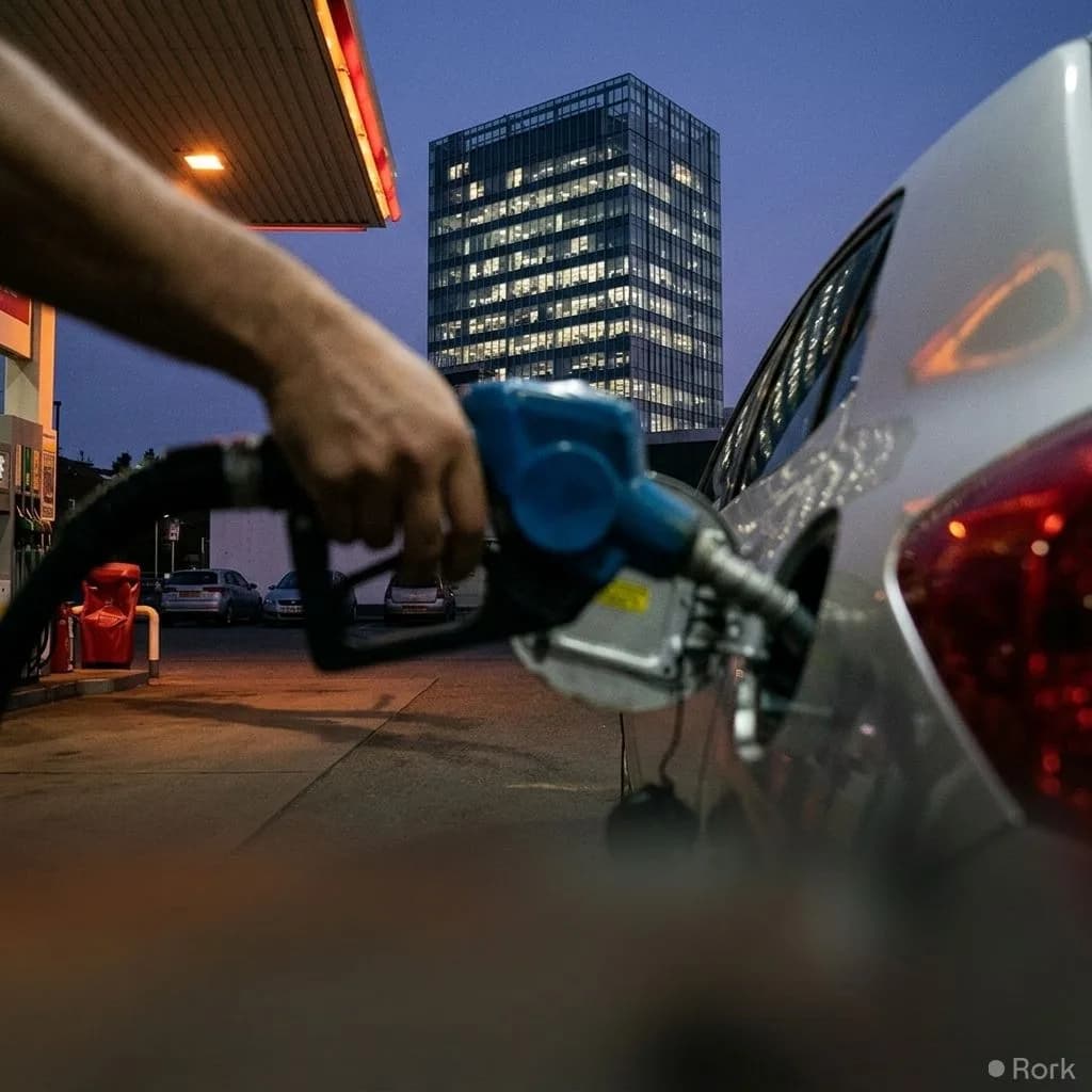 AI-generated illustration: Oil Prices Fall 12% Worldwide, No Relief for Pakistan