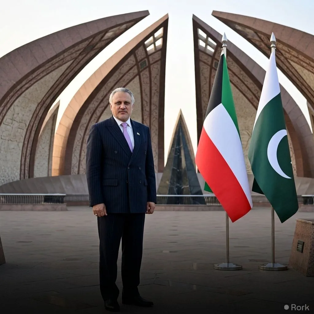 AI-generated illustration: Pakistan Welcomes Kuwait's Ratification of 2023 Defence Pact