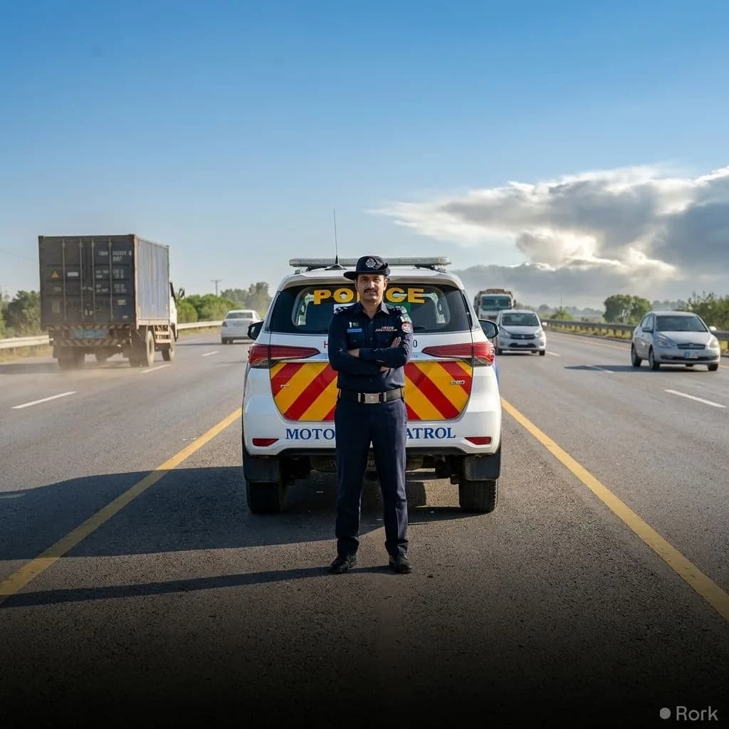 AI-generated illustration: Senate Committee Stops Motorway Police Marriage Certificate Checks