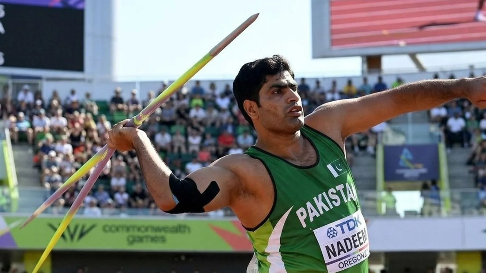 AI-generated illustration: Arshad Nadeem Qualifies for Javelin Final at Commonwealth Games