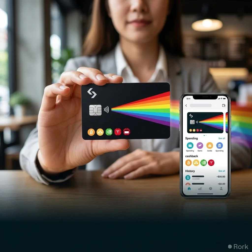 AI-generated illustration: Bitget Wallet Rolls Out Assetback Feature for Eligible Card Users