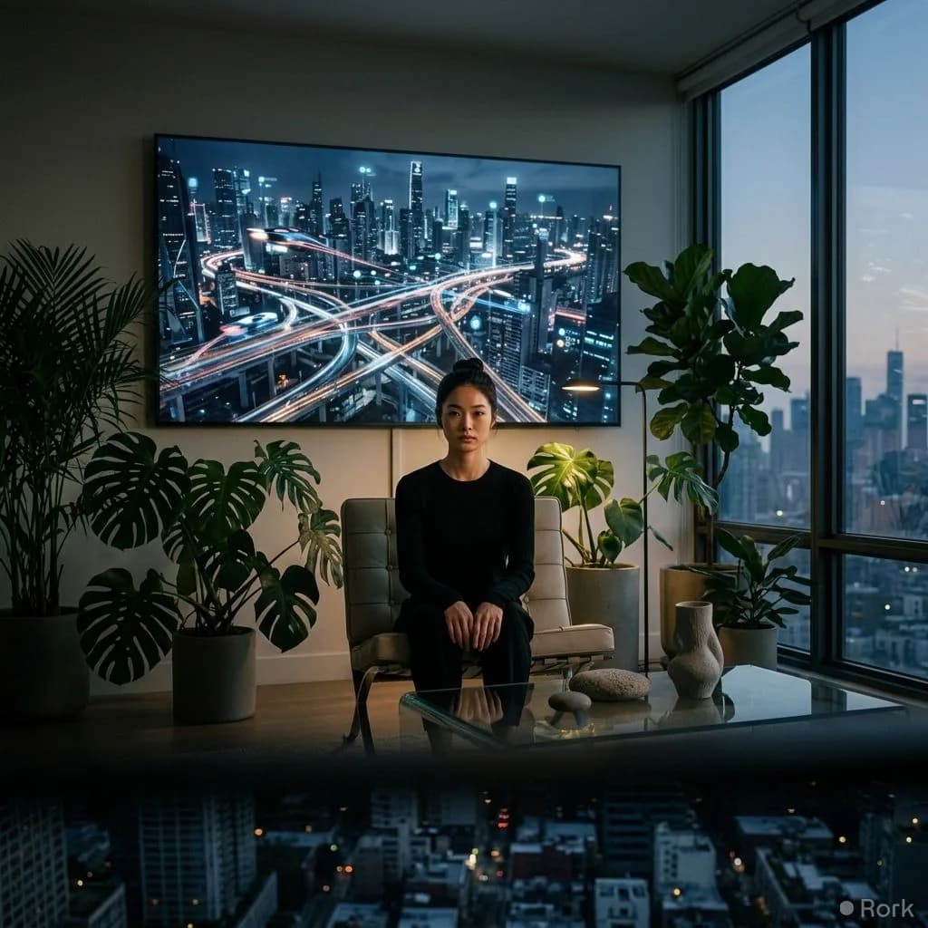 AI-generated illustration: China Offers $700 to Rent Your Face to AI for Ads and Games