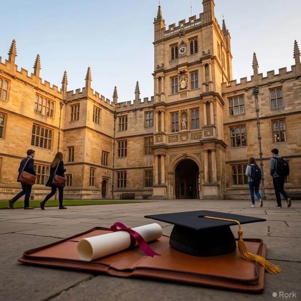 AI-generated illustration: University of Oxford Offers Fully Funded Scholarship to Pakistani Students