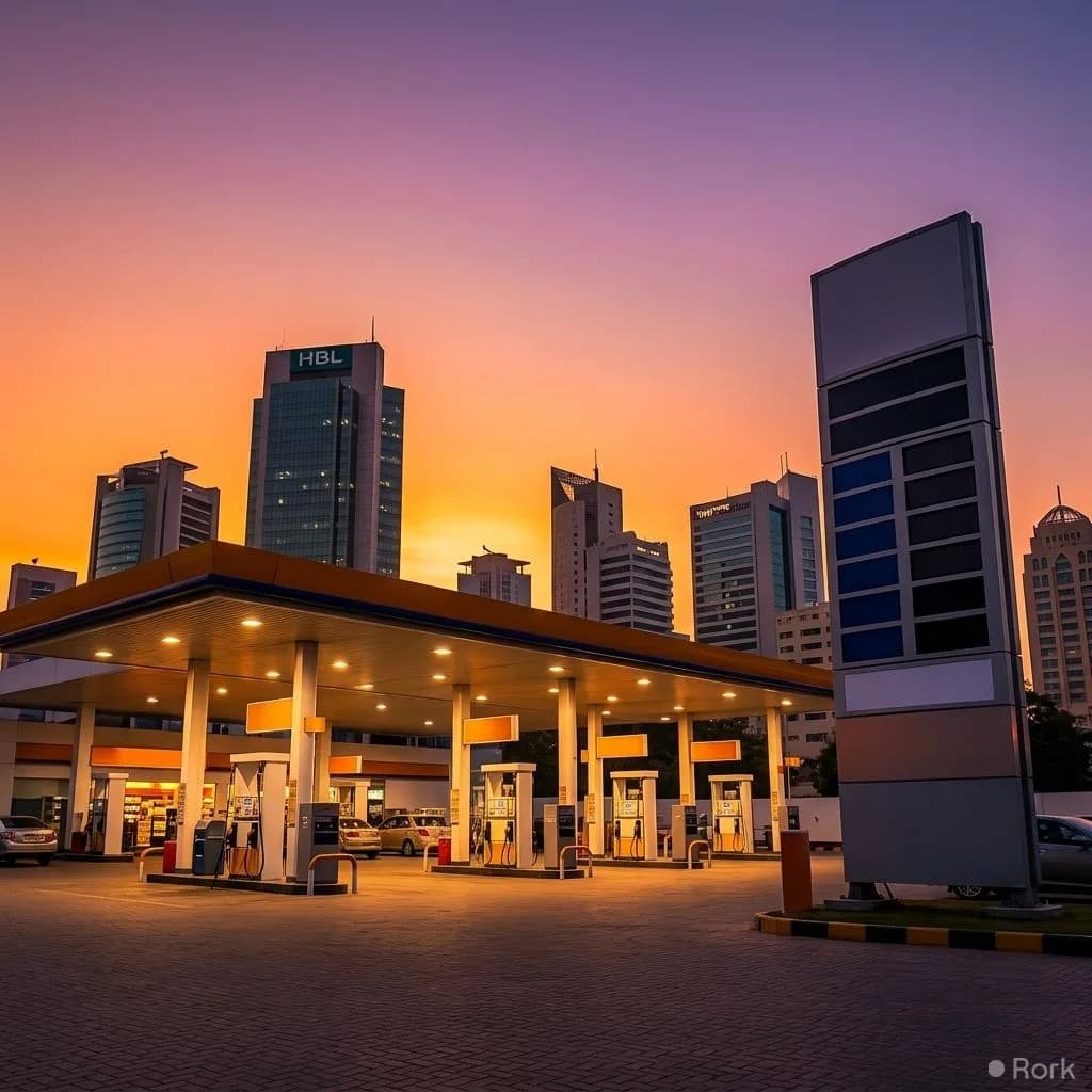 AI-generated illustration: Oil prices fall despite US-Iran tensions