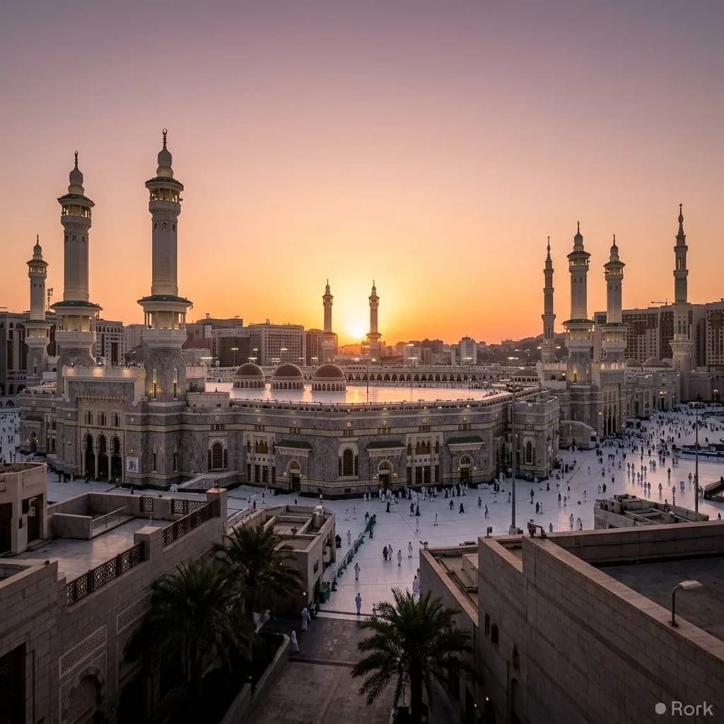 AI-generated illustration: New Hajj Policy Gives Pilgrims a Choice of Years to Travel