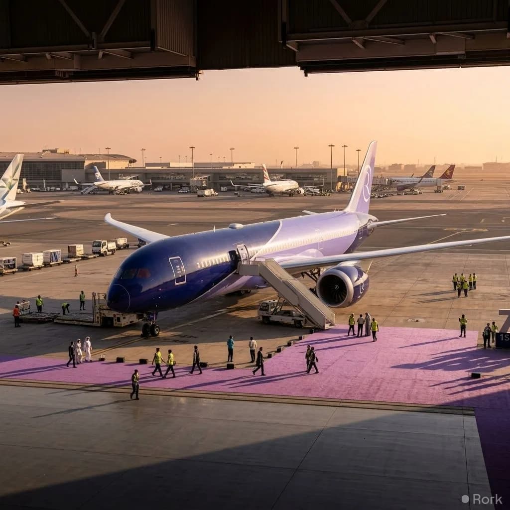AI-generated illustration: Riyadh Air Direct To Pakistan