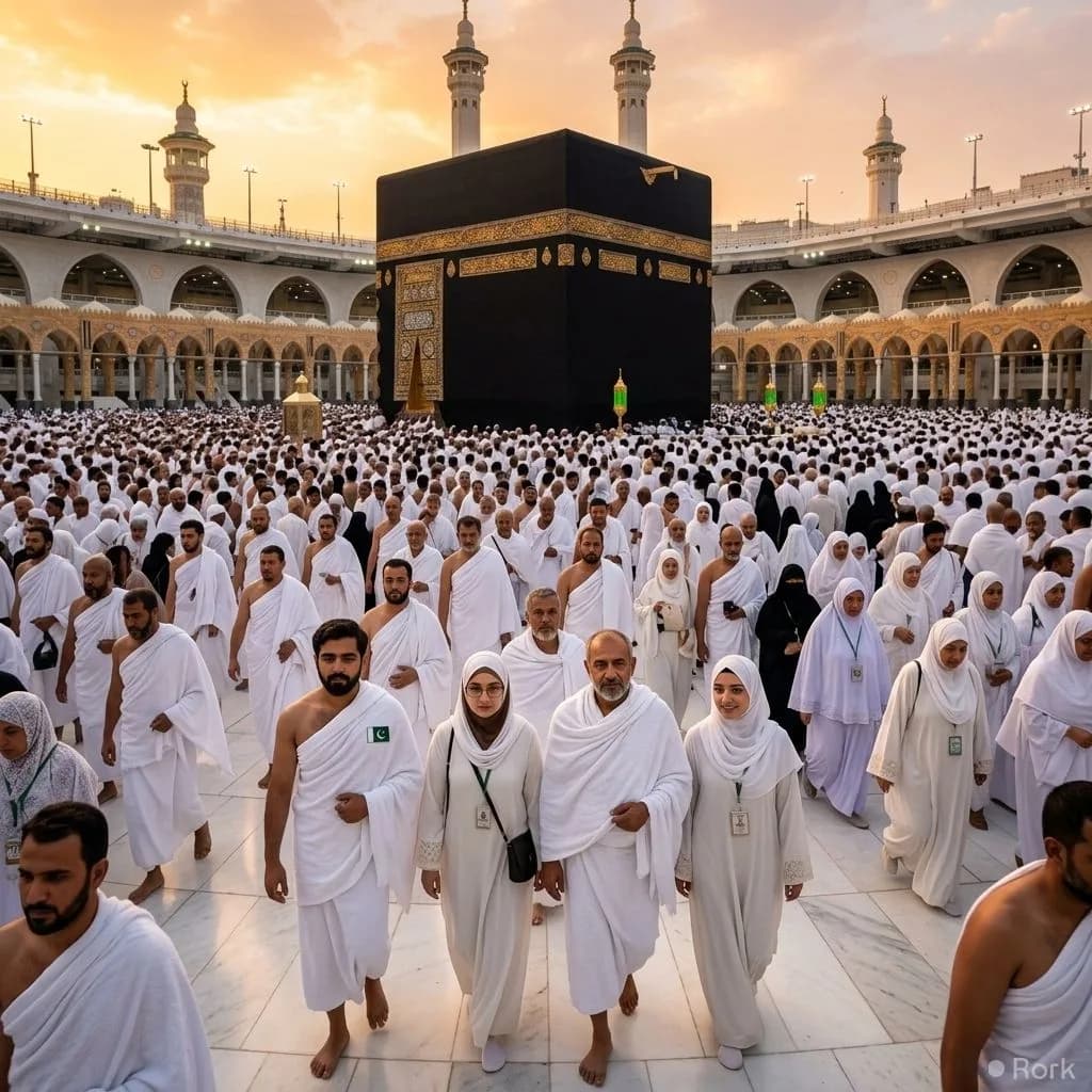 AI-generated illustration: New 4-Year Hajj Policy
