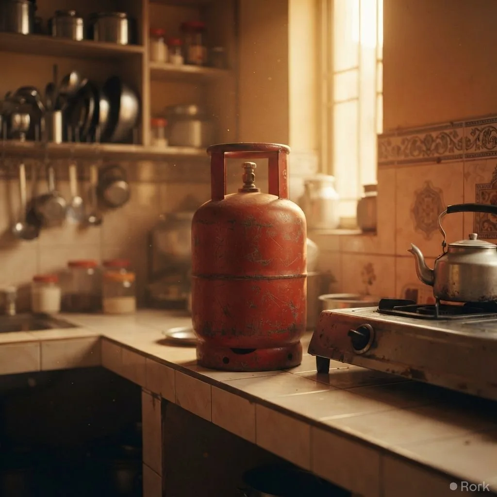 AI-generated illustration: LPG Price Jumps by Rs. 12.89 Per Kg