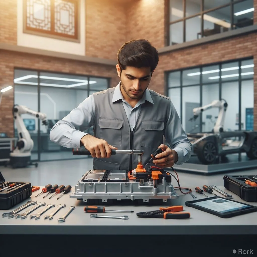 AI-generated illustration: Only 6% of Pakistan's workforce holds formal vocational qualifications