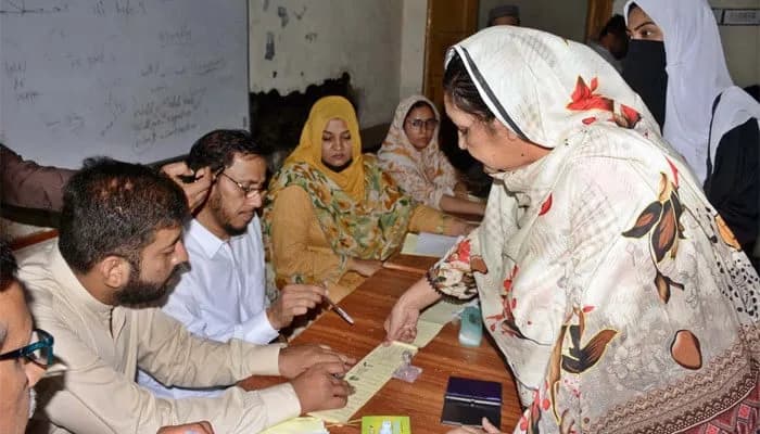 AI-generated illustration: AJK Polls: Second Phase Concludes, PPP Accuses Widespread Rigging