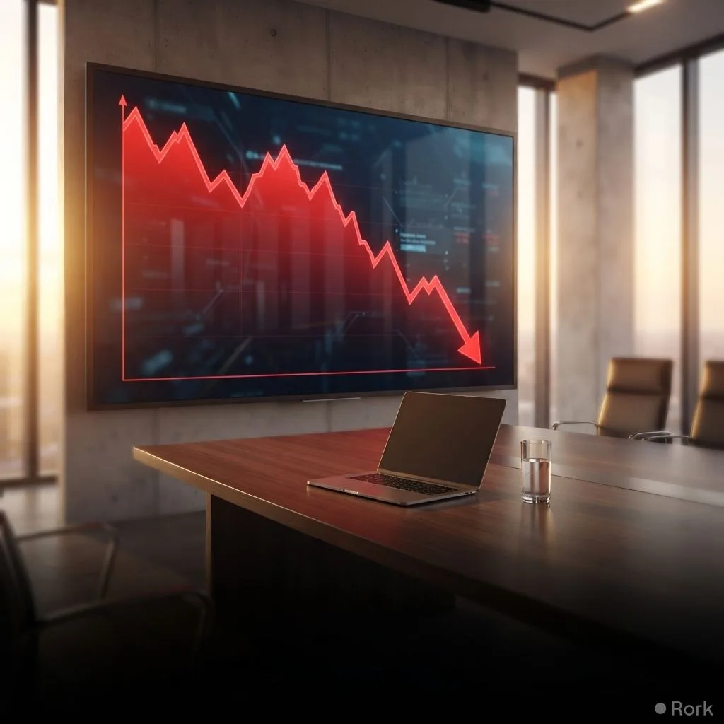 AI-generated illustration: Apple Faces $500 Billion Market Decline Over Next Week