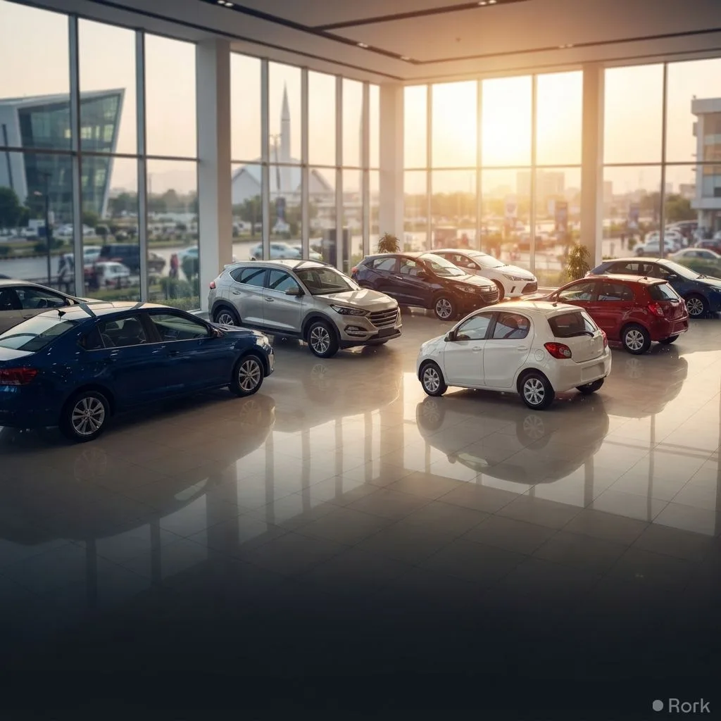 AI-generated illustration: Pakistan Car Sales Jump 39% to Over 2.2 Million in FY 2025-26