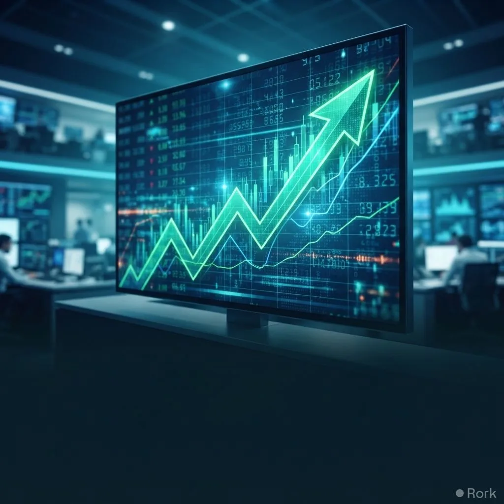 AI-generated illustration: Pakistan Stock Exchange Soars: KSE-100 Jumps 2,708 Points