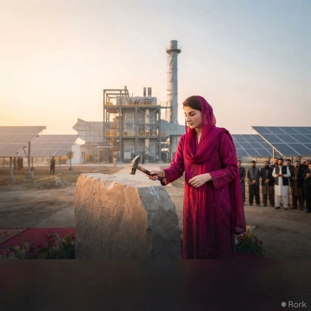 AI-generated illustration: CM Maryam Nawaz Sharif Opens Nestlé Steam Plant in Sheikhupura