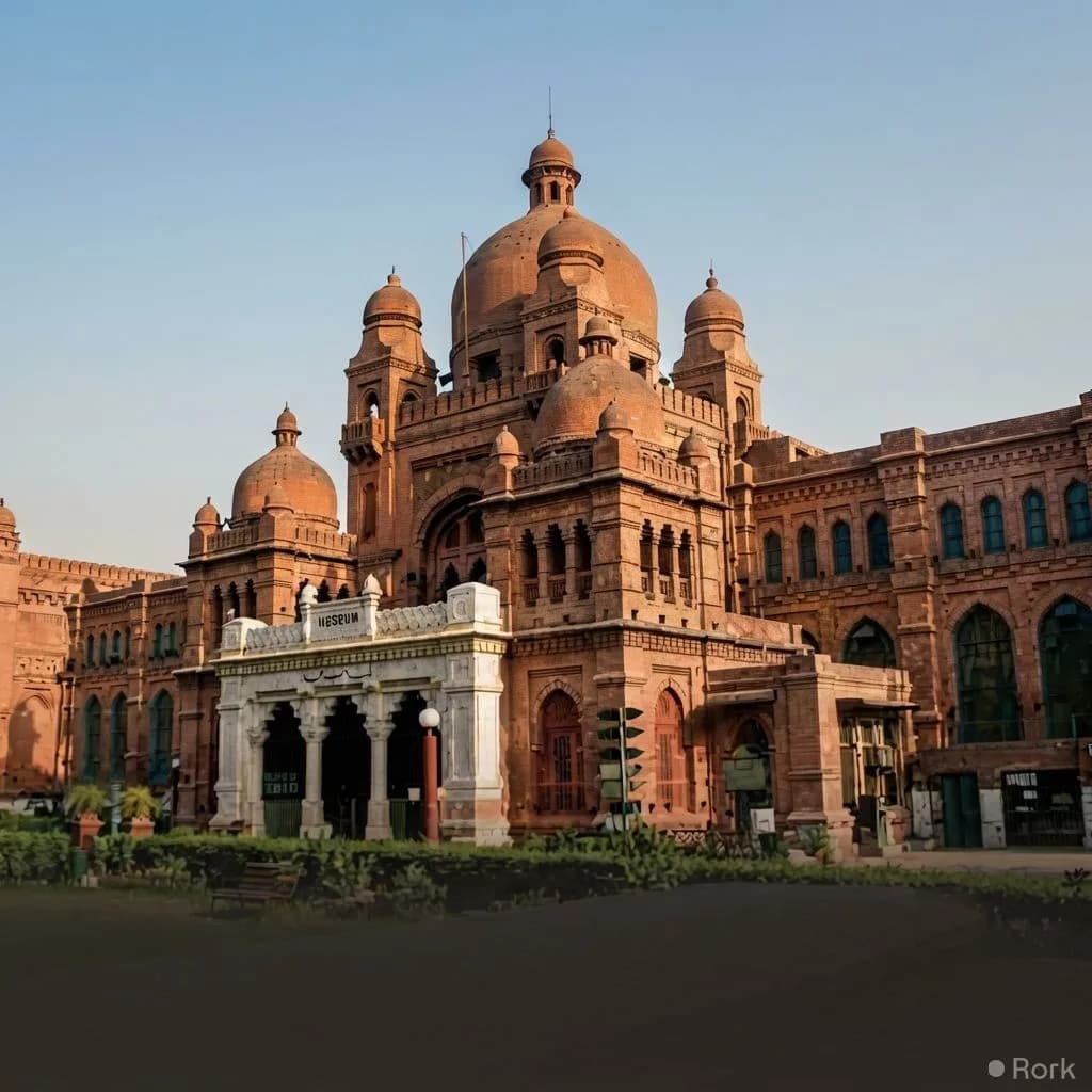 AI-generated illustration: Lahore's 131-Year-Old Museum Gets Multi-Million Dollar UNESCO Upgrade