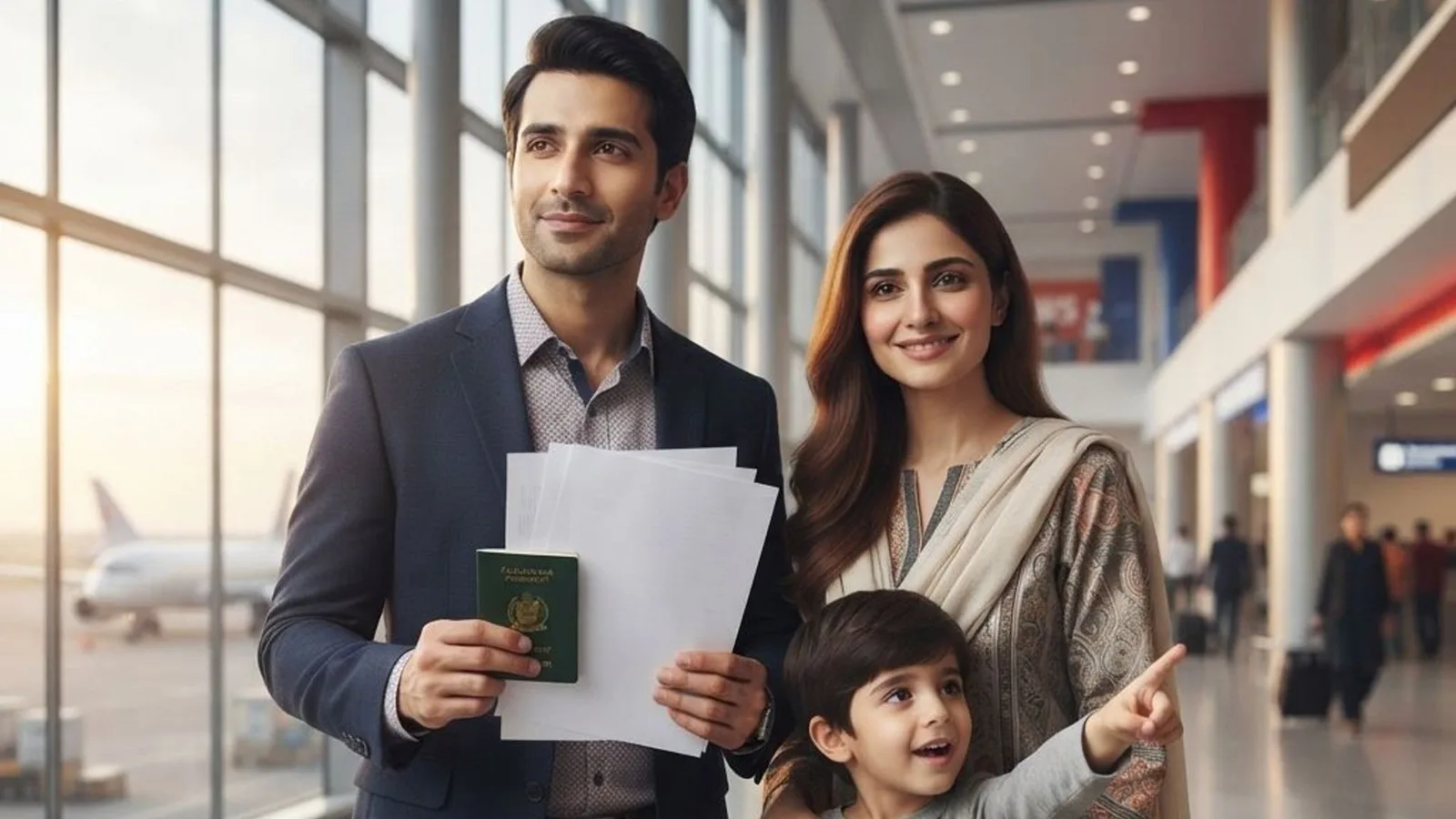 AI-generated illustration: Pakistanis No Longer Require $20,000 Bond for US Tourist Visas