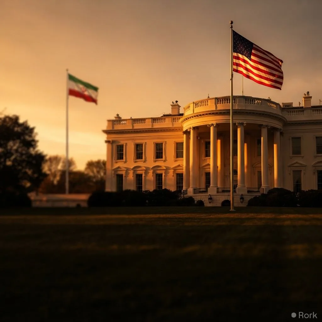 AI-generated illustration: Trump's On-Again, Off-Again Threats Of War Against Iran