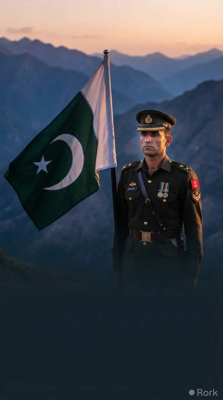 AI-generated illustration: Pakistan Armed Forces Reaffirm Solidarity with Jammu & Kashmir