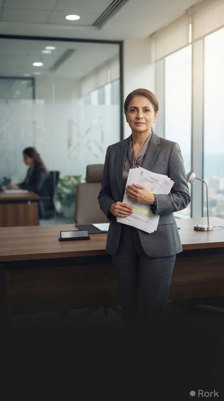 AI-generated illustration: Firm Ordered to Rehire Woman Fired During Maternity Leave, Pay Rs500k