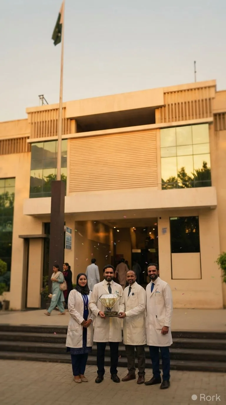 AI-generated illustration: Services Hospital Lahore Wins Diamond Award As Pakistan's First Public Hospital